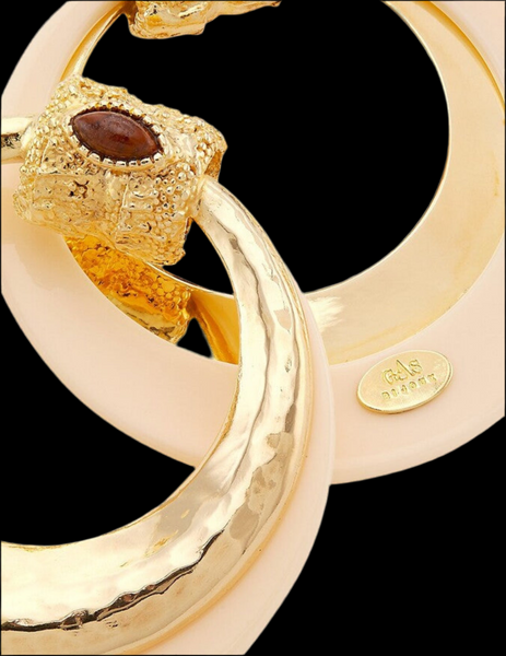 Gas Bijoux Meknes Collection Hoop Earrings