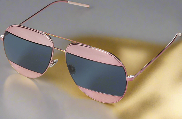 Auténticas gafas de sol Dior Aviator Split 59MM
