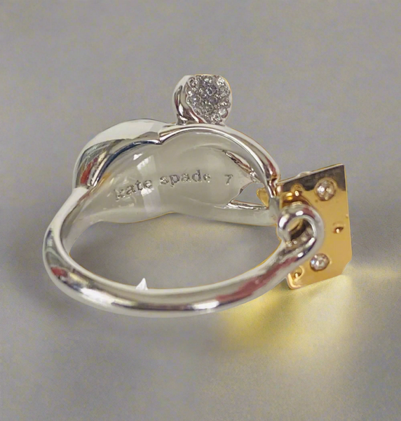Kate Spade New York Year Of The Rat Mouse And Cheese Ring Size 7