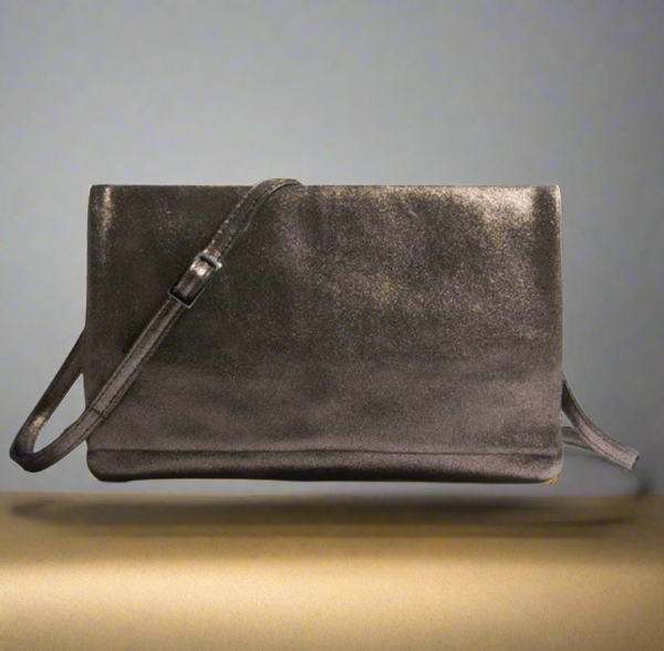 Bolso bandolera convertible Johnny Was Gemma de ante laminado