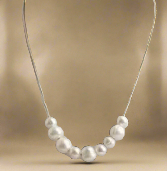 Lele Sadougui Freshwater Mix Baroque Pearl Charm Chain Necklace