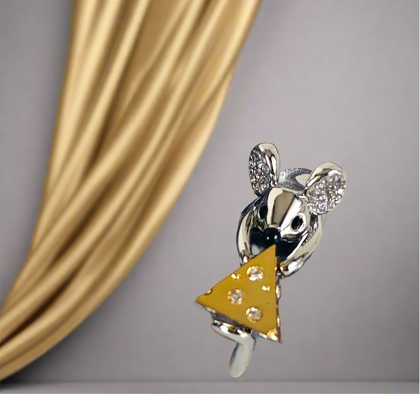 Kate Spade New York Year Of The Rat Mouse And Cheese Ring Size 7