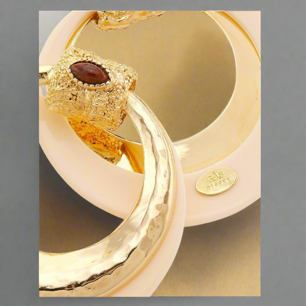 Gas Bijoux Meknes Collection Hoop Earrings