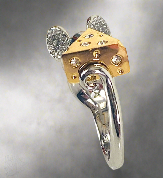 Kate Spade New York Year Of The Rat Mouse And Cheese Ring Size 7