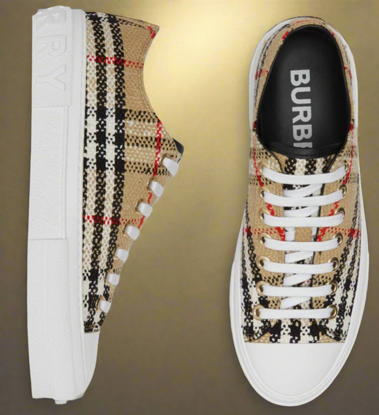 Zapatillas bajas Authentic Jack Vintage Check Archive Beige Talla 12 ( 42 )