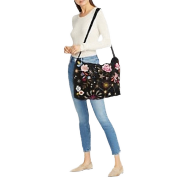 Bolso tote y bandolera de terciopelo Johnny Was Celestin