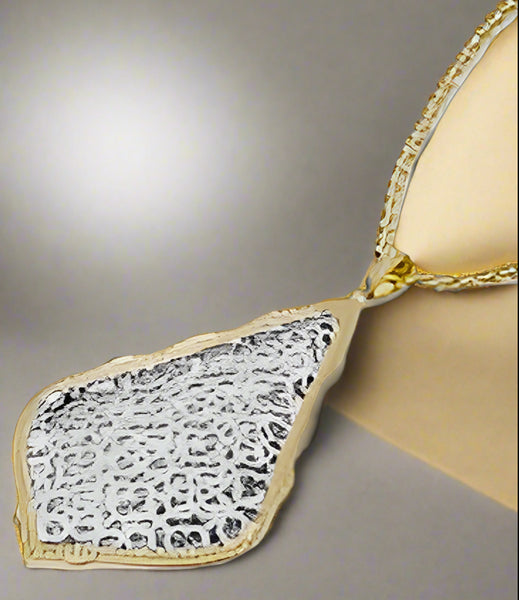 Kendra Scott Aiden Gold And Silver Filigree Long Necklace
