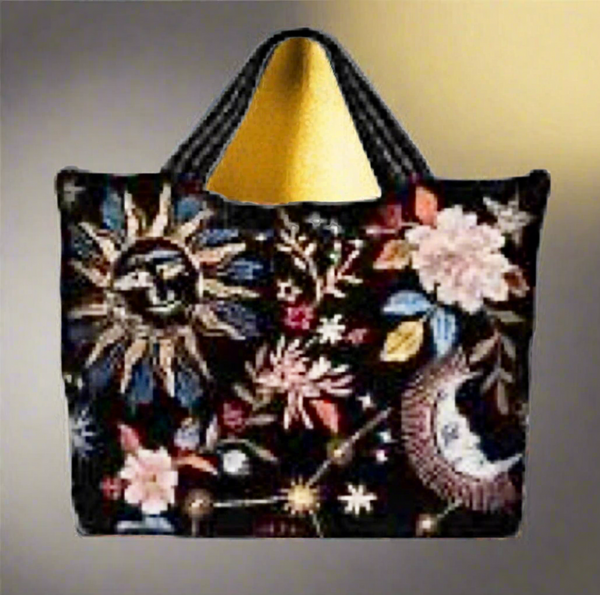 Bolso tote y bandolera de terciopelo Johnny Was Celestin