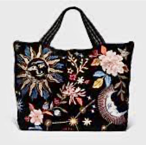 Bolso tote y bandolera de terciopelo Johnny Was Celestin