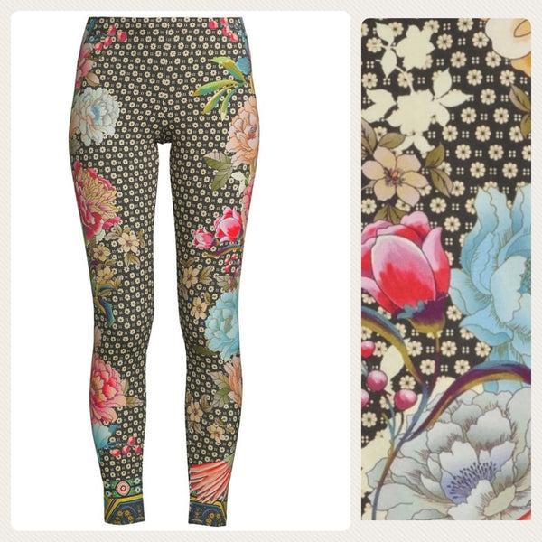 Johnny Was Fagan Floral Leggings Medium