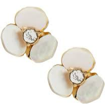 Kate Spade New York Disco Pansy Reversible Stud Earrings