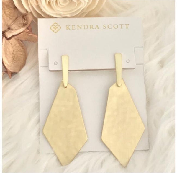 Kendra Scott Gia Drop Earrings in Gold Plated Earrings