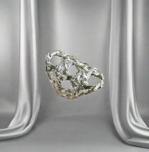 Kendra Scott Natalie Silver Statement Ring  In Rhodium Plated Medium / Large