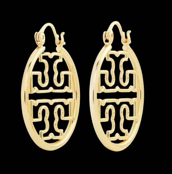 Tory Burch Miller Wire Small Hoop Earrings