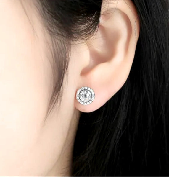 Pandora Brilliant Legacy With Clear CZ Earrings