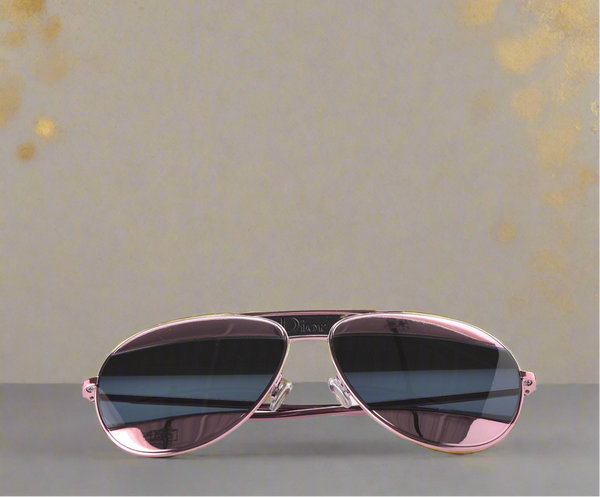 Dior Aviator Split Sunglasses 59MM  Blue-Pink Mirror Lenses