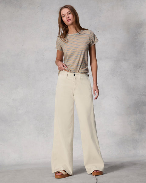 Rag & Bone Sofie Wide Leg Chino Pants Color Turtledove Size 16