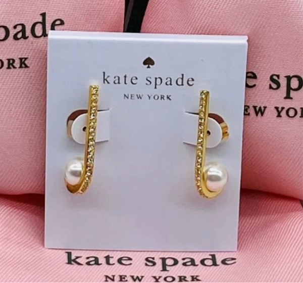 Kate Spade Imitation Pearl Drop Earrings