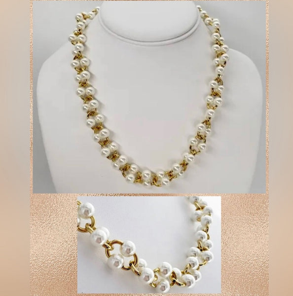 Kate Spade New York White Multi Nouveau Pearls Necklace