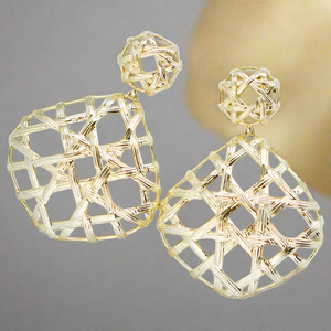 Kendra Scott Natalie Gold Statement Earrings In Gold Plated