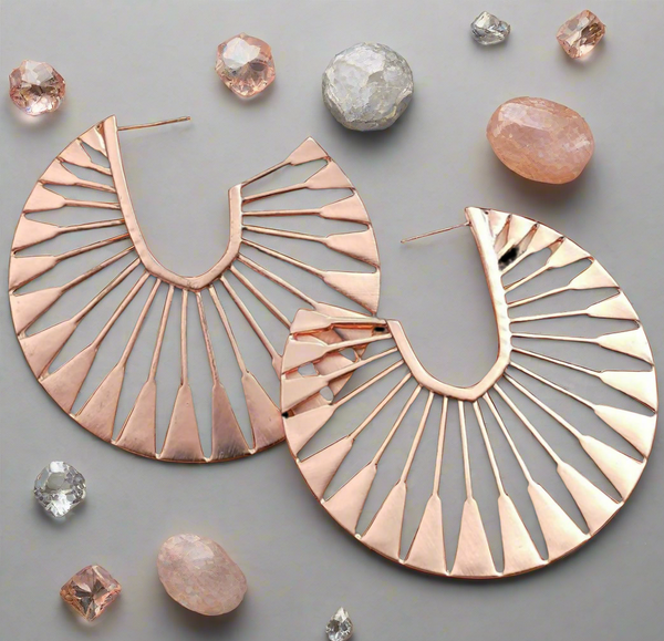 Kendra Scott The Deanne Earrings in Rose Gold