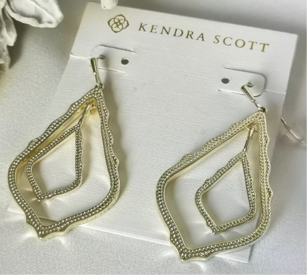 Kendra Scott Simon Gold Drop Earrings