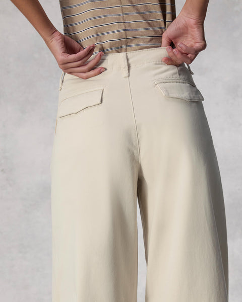 Rag & Bone Sofie Wide Leg Chino Pants Color Turtledove Size 16