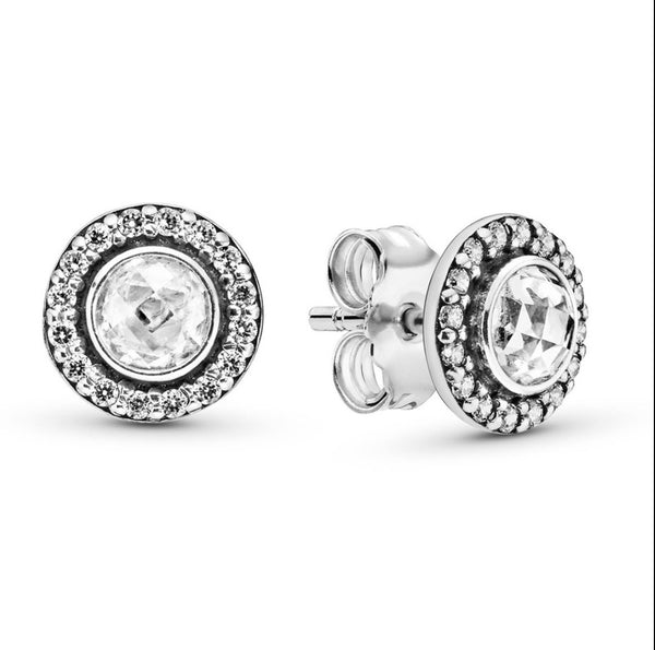 Pandora Brilliant Legacy With Clear CZ Earrings