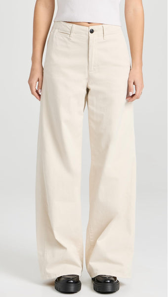 Rag & Bone Sofie Wide Leg Chino Pants Color Turtledove Size 16