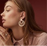 Kendra Scott The Deanne Earrings in Rose Gold