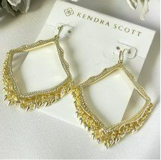 Kendra Scott The Lacy Drop Earrings in Gold Plated