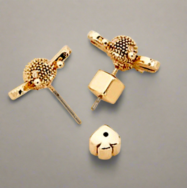 Kate Spade All Abuzz Honey Bees Gold Studs