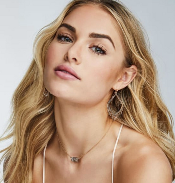 Kendra Scott The Lacy Drop Earrings in Silver Plated
