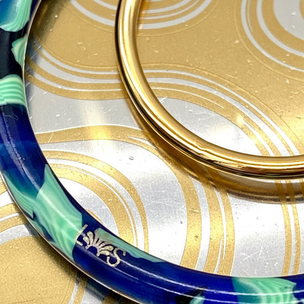 Lele Sadoughi Pave Double Hoop Earrings in Pistachio