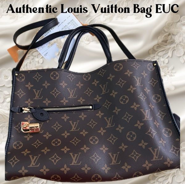 EUC Louis Vuitton Popincourt MM Shoulder Bag In Pristine Condition Authenticated