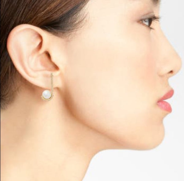 Kate Spade Imitation Pearl Drop Earrings