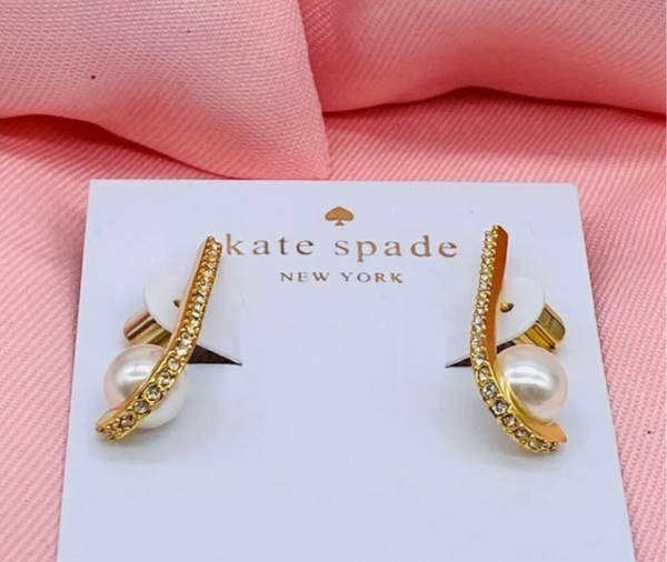 Kate Spade Imitation Pearl Drop Earrings