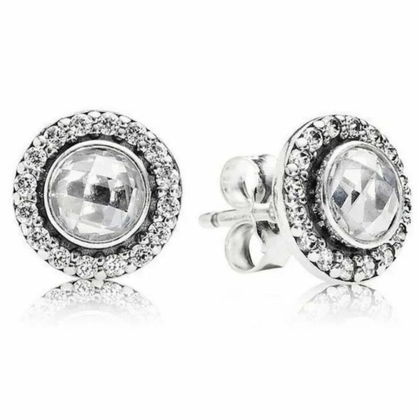 Pandora Brilliant Legacy With Clear CZ Earrings