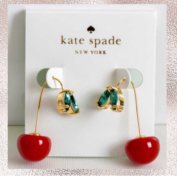 Kate Spade New York Ma Chérie Cherry Threaders Earrings