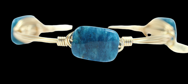 Bourbon And Boweties Bangle Bracelet The Orion Blue Standard Size