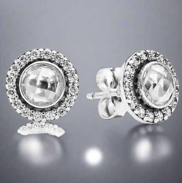 Pandora Brilliant Legacy With Clear CZ Earrings