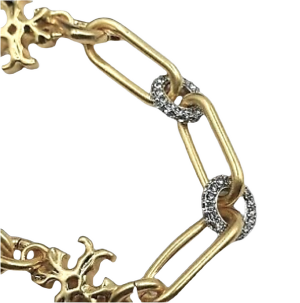 Tory Burch Roxanne Chain Pavé Bracelet