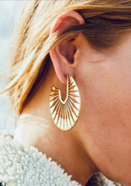 Kendra Scott The Deanne Earrings in Gold