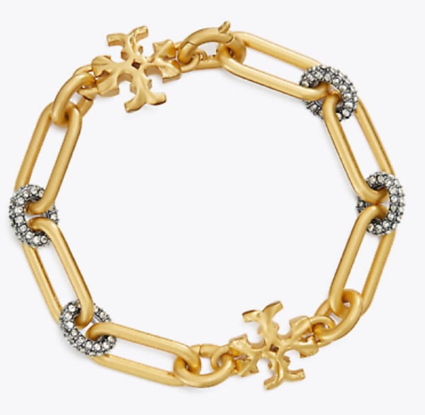 Tory Burch Roxanne Chain Pavé Bracelet