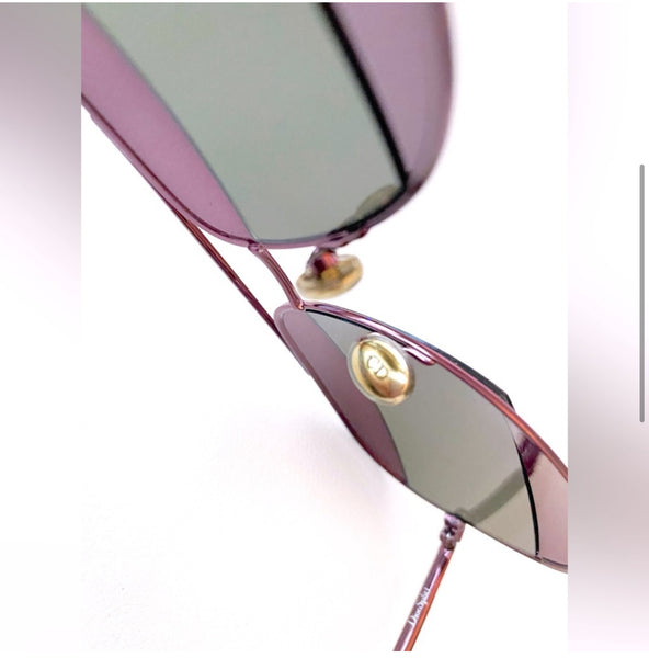 Dior Aviator Split Sunglasses 59MM  Blue-Pink Mirror Lenses