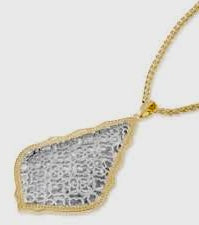 Kendra Scott Aiden Gold And Silver Filigree Long Necklace