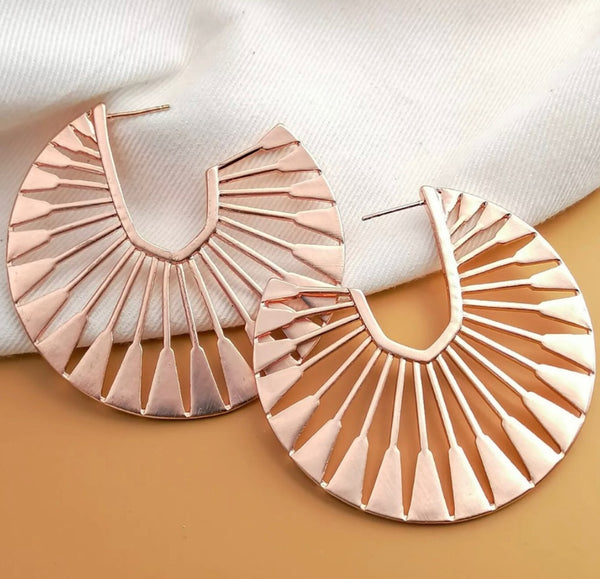 Kendra Scott The Deanne Earrings in Rose Gold