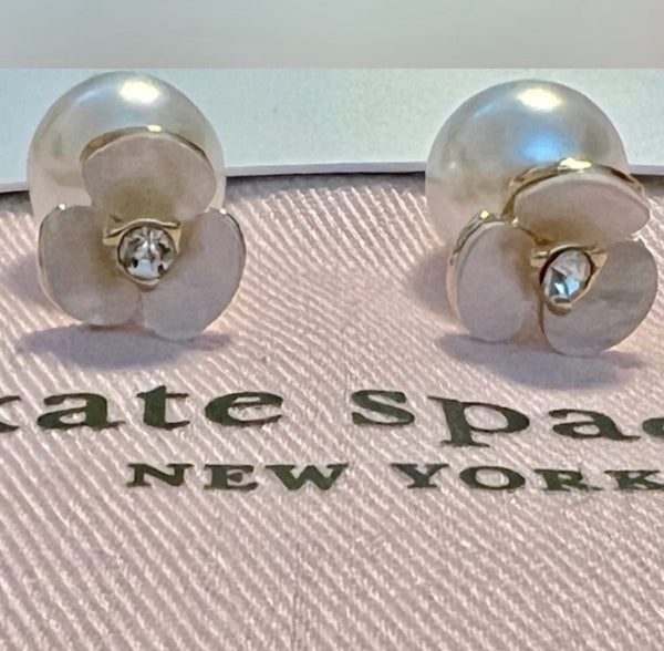 Kate Spade New York Disco Pansy Reversible Stud Earrings