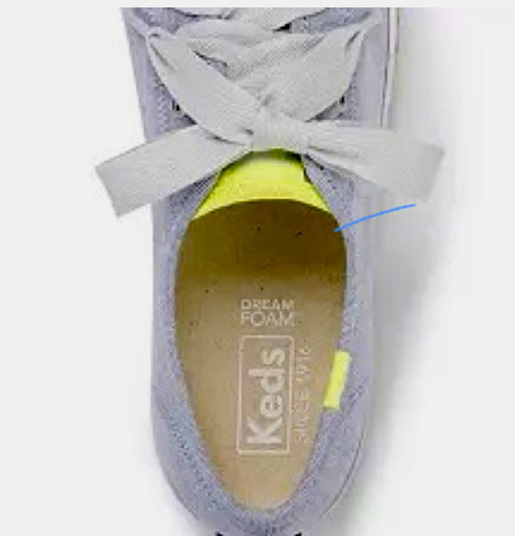 Keds Triple Kick Summer Platform Sneakers Size 11 M Chambray Upper, Twill Lining