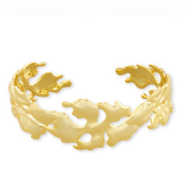 Kendra Scott Savannah Cuff Bracelet In Gold